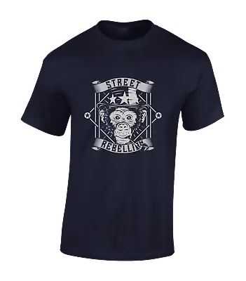 Street Rebellion Mens T Shirt Funny Illuminati Protest Design Political New Top • £7.99
