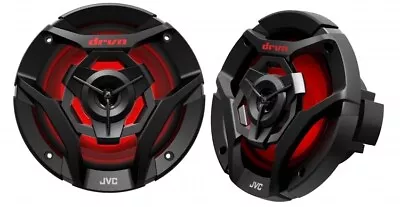 JVC CS-DR620MBL 6.5  260W Marine 2-Way Black Speakers With MultiColor LED • $74.99