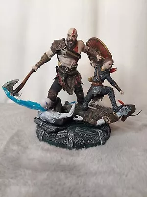 God Of War Stone Mason's Collector's Edition (Statue Only) Kratos And Atreus PS4 • $79