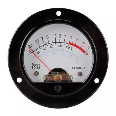 Portable-Audio Device VU-Ammeter DB-Gauge Flat Discharge With Light Power Meter • $23.89