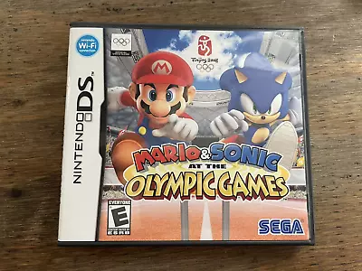 Mario And & Sonic At The Olympic Games (Nintendo DS 2008) CIB Complete • $12.75