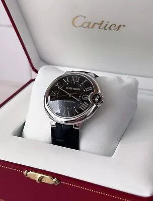 Cartier Ballon Bleu Men's Black Watch - WSBB0003 • $2997