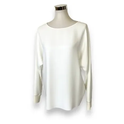 Vince Size M Dolman Sleeve Top Popover Blouse Creamy White • $34