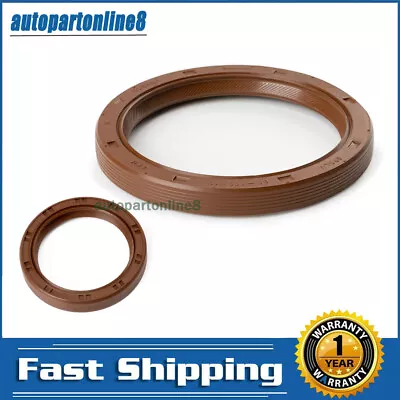 2X Front & Rear Main Crankshaft Seal For Honda Acura 91212-PR3-003/91214-PLE-003 • $7.79