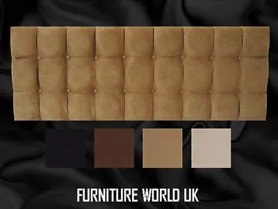 £39.60 • Buy Monaco All Colours S.Double Bed Headboard 4' Faux Suede