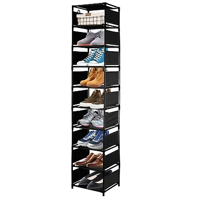 £15.99 • Buy Rainberg 10 Tier Shoe Rack, With Dustproof Cover, Easy To Assemble, Shoe Storage