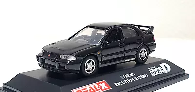 1/72 Real-X Initial D MITSUBISHI LANCER EVO EVOLUTION III BLACK Diecast Model * • $25.49