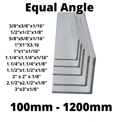 £35 • Buy ALUMINIUM EQUAL ANGLE 11 Sizes - Variations I Aluminium Angle Equal Custom Size 