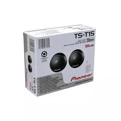 Pioneer TST15 .75  120 Watt Soft Dome Tweeter Pair • $45.98