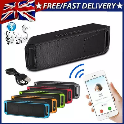 Wireless Bluetooth Speaker Super Base Speakers For Samsung IPhone IPad Mp3 UK • £9.19