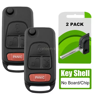 2 Car Key Case For Mercedes Benz ML 320 430 500 SLK 230 320 4B Remote Fob Cover • $12.75