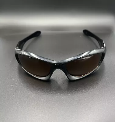 $250 • Buy Oakley Monster Dog Matte Black W/ Grey Polarized Lenses