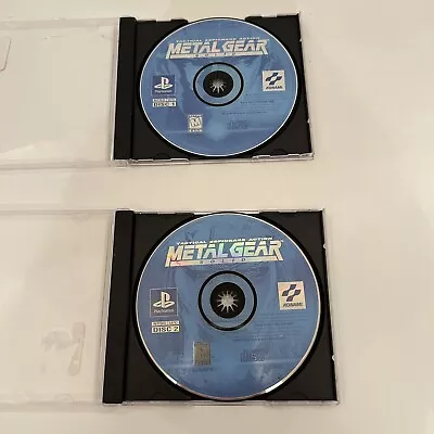 Metal Gear Solid (Sony PlayStation 1 1998) PS1 PSX DISCs Only Tested • $26.95