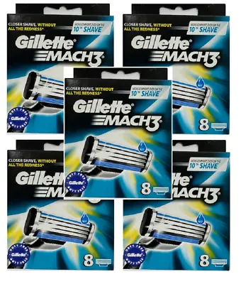 Gillette Mach3 Refill Cartridge Razor Blades For Mach 3 40 Count • $55.99