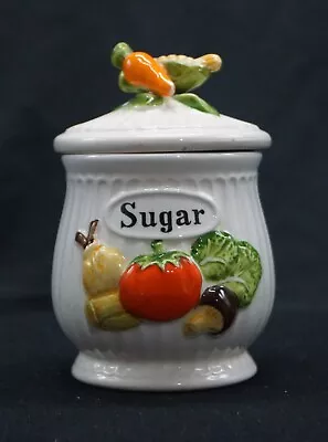 Vintage Two Mushroom Sugar Canister Made In Japan • $11.56