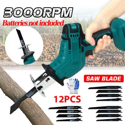 Cordless Electric Reciprocating Saw Outside Saber Cutting For Makita Battery UK • £17.24