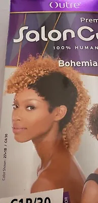 Outre Bohemian Salon Cut 3 Part Wig Premium Purple Pack 100% Human Hair C1B/30 • $24.99