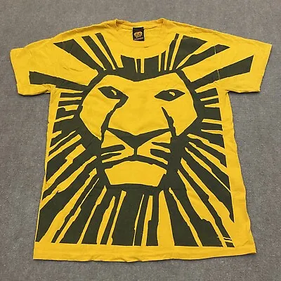 VTG T Shirt Disney The Lion King Broadway Musical All Over Print Adult Size M • $8.95