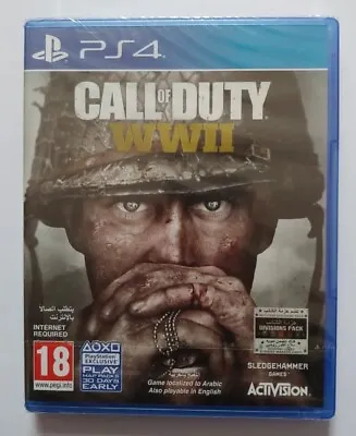 Call Of Duty WWII World War 2 For Sony PlayStation 4 PS4 - Brand New Sealed COD • £16.99