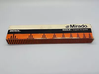 Vtg Berol Mirado Eagle 174-HB Pencils W/Box Unsharpened 10 Pencils Nos • $9.95