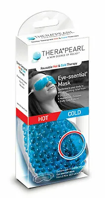 THERAPEARL Eye Mask Gel Bead Hot Cold Therapy Pain Relief Compress • £12.25