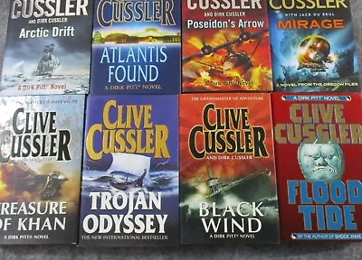 Clive Cussler Novels Large Selection Combine Postage Complete Your Collection • $6.47