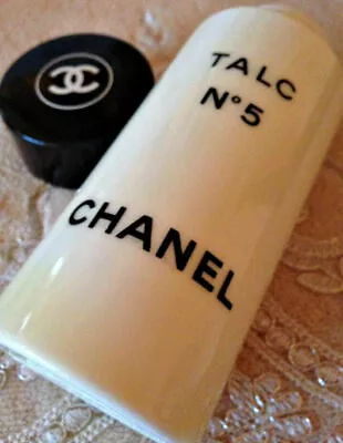 BEYOND SUPER RARE 98g CHANEL No 5 VINTAGE PERFUM TALCUM TALC DUSTING BODY POWDER • £149