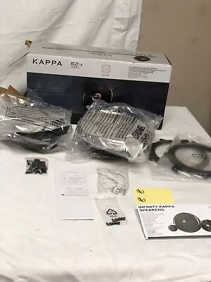 Infinity Kappa 62ix Black 225 Watts Two Way Car Audio Speaker Pack Of 2 • $197.99