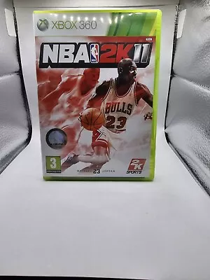 NBA 2K11 Mircosoft XBOX 360 Game + Manual - PAL - NBA - Michael Jordan Cover • $7.99