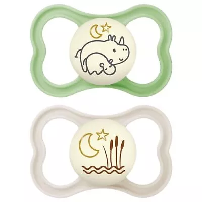 Air Night Pacifiers  Sensitive Skin Pacifier 6+ Months Glow In The Dark Pac... • $14.27