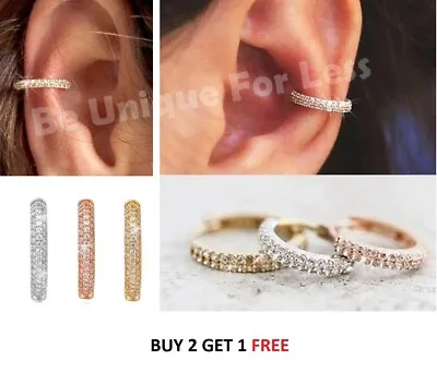 £3.99 • Buy Bold Crusted Crystal Diamante Small Nose Ring Hoop Helix Tragus Cartilage