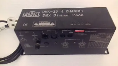 CHAUVET DMX-35 4 CHANNEL Lighting/Light Dimmer Pack Control Unit • £85