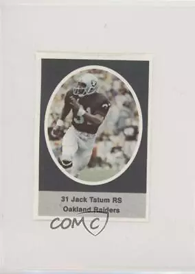 1972 Sunoco NFL Action Player Stamps Jack Tatum • $8.59