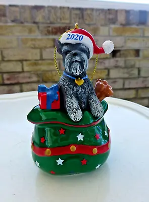 Danbury Mint Miniature Schnauzer Christmas Tree Ornament 2020 • $21.99