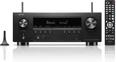 Denon AVR-S970H 8K AV Receiver 7.2ch Home Cinema Amplifier Dolby Atmos DTS:X • £599