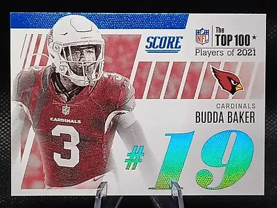 2022 Panini Score The Top 100 Players Of 2021 Budda Baker #T19 • $6.99