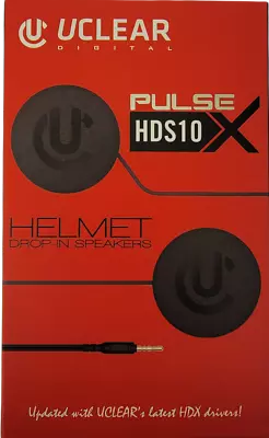 UCLEAR - 111046 - HDS10X Helmet Speakers 40mm Diameter 3.5mm Jack • $54.95