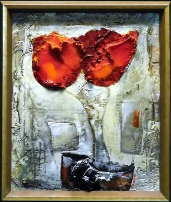 Peter Markov Tulips-01original Acrylic Paintings With Custom Frame Make An Offer • $800