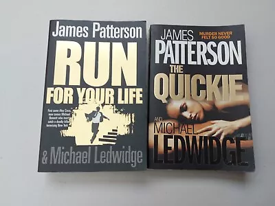 Bulk Book Lot X 2 Books By James Patterson And Michael Ledwidge Paperback Crime • $25