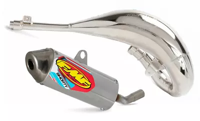 FMF Exhaust System Fatty Pipe & Shorty Silencer Fits 2002-2004 Only Yamaha YZ125 • $449.98