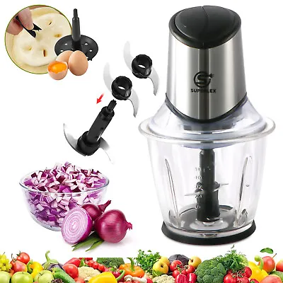 Multi Mixer Food Processor Onion Cutter Meat Fruit Veg Chopper Home Kitchen 400W • £25.91