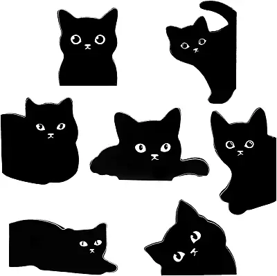 Magnetic Bookmarks 7 Pcs Cat Book Mark Assorted Cute Book Markers Clip Cat Magn • $16.99