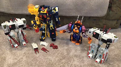 4 Vintage Transformers 2 Metroplex Optimal Optimus Prime Energon Omega Supreme • $150