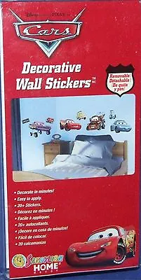 Disney Pixar CARS Movie Wall Stickers Lightning McQueen Mater New Decals 2006 • $34.99