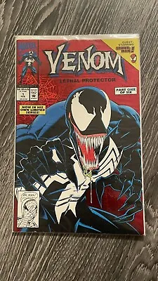 Venom Lethal Protector Marvel Comics 1993 Red Foil Cover - Read • $14.99
