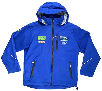 £49.95 • Buy BP Ford World Rally Team Raincoat WIndbreaker Jacket Blue Hooded Men's Small VGC