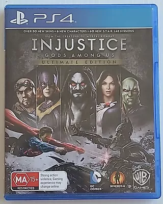  Injustice Gods Among Us - Ultimate Edition - Sony Playstation 4 PS4 • $17.77