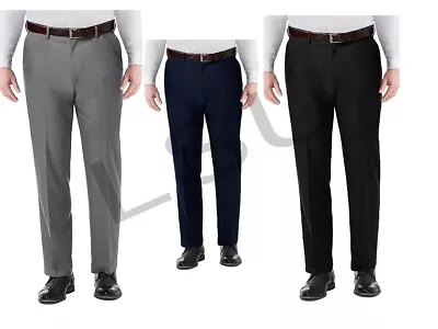 Boys School Trousers Sturdy Fit Plus Size Half Elasticated Regular Leg Sm/6xl • £13.99