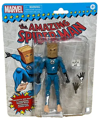 Bombastic Bag-Man Marvel Legends Spider-Man 6  Fantastic 4 Action Figure Retro • $42.99