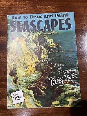 How To Draw And Paint Seascapes By Walter Foster No. 9 Vintage 1970s • £4.99